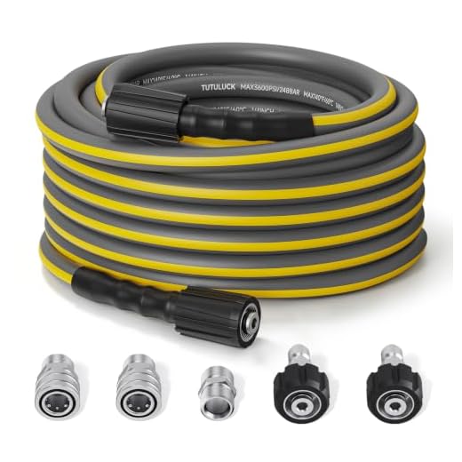 TUTULUCK 50FT Kink Resistant Washer Hose