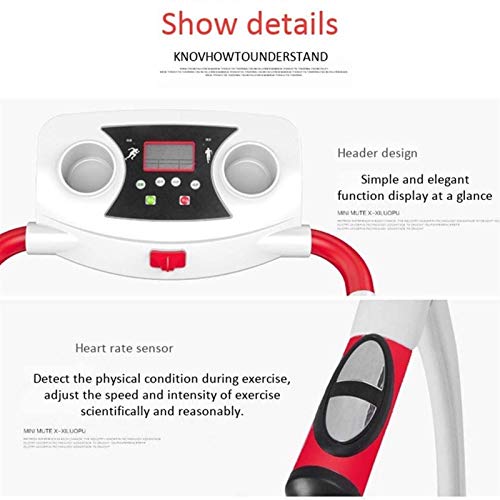 Image of Folding Treadmill Good for Home /Apartment Fitness Compact Electric Running Exercise Machine with Safe Handlebar and LCD Display Easy Control Walking