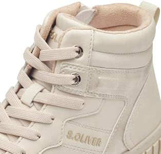 s.Oliver High 5-25225-43 Sneakers voor dames, crème, 39 EU s.Oliver High 5-25225-43 Sneakers voor dames, crème, 39 EU