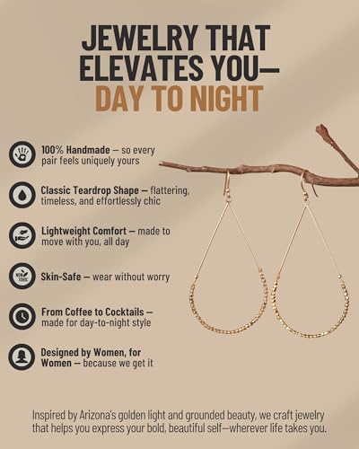 Earrings Teardrop hoop dangle drop with Seed Beads for Women4