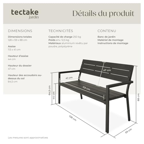 Banquette de Jardin pour Aménagement Balcon Terrasse et Véranda