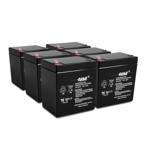 Image of Casil CA-1240 12V 4AH Solex BD124 Alarm Back Up DSC Security Panel Replace (6, CA1240-6PC)