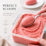 Quenelle Spoon Rocher Chef Spoon, 8.4 in 304 Stainless Steel | Large Dessert Plating Spoon, For Ice Cream Rochers, Sorbet, Mashed Potatoes, Tartare And Pastry Presentation