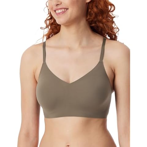 Schiesser Women's Taupe Sports Bra with Pads Cover