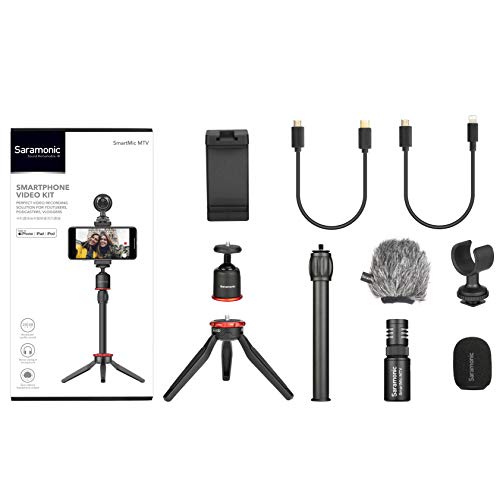 Smartmic MTV Saramonic kit vlog para smartphone con microfono y tripode 2
