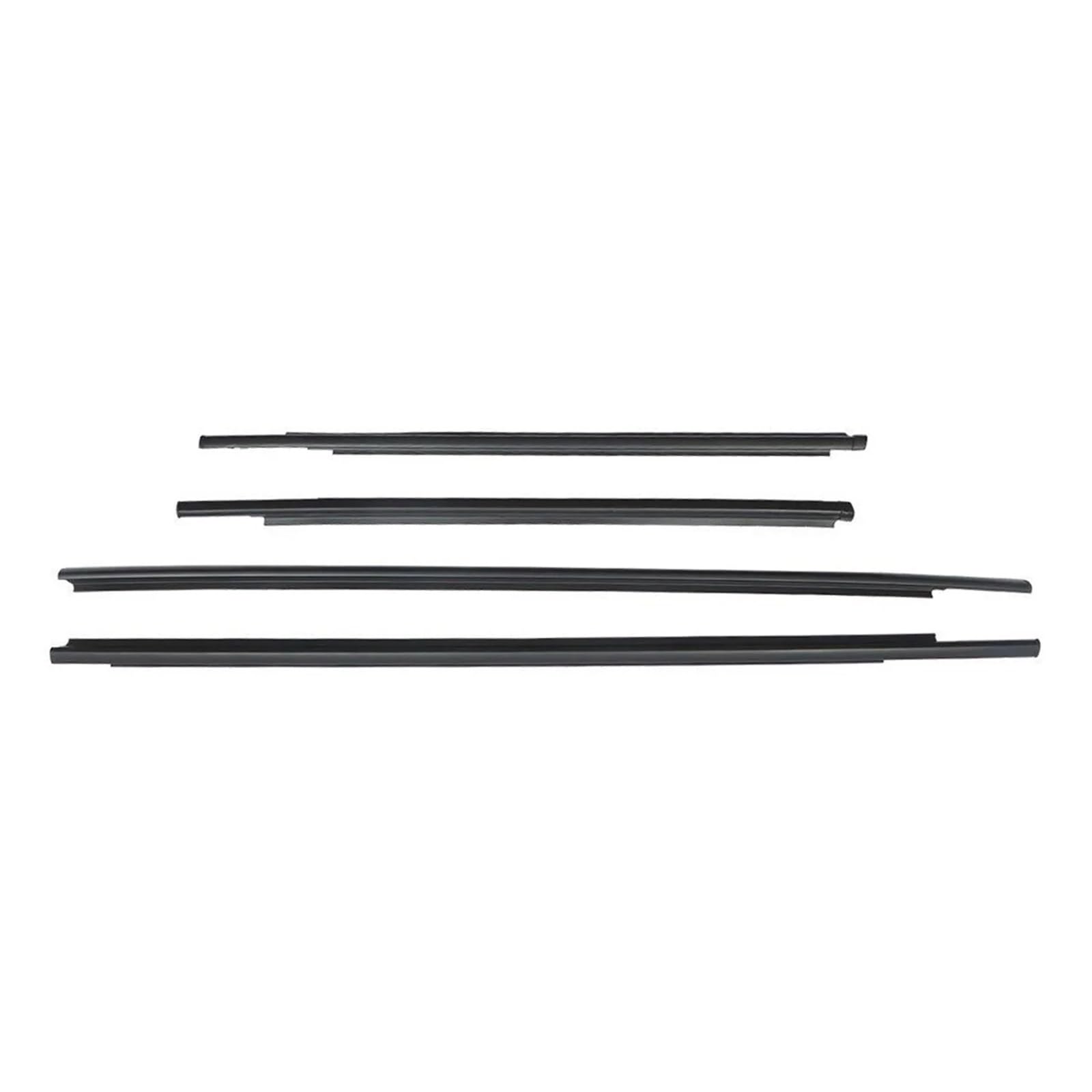 Iukmrt One Color For Toyota For Yaris Sedan 2007-2016 4Pcs Car Outer Windows Rubber Weatherstrip Waterproof Pressure Strip Car Door Seal Protector