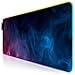 Produktbild CSL - RGB Gaming Mauspad - LED Schreibtischunterlage - 800x300 mm - XXL Mousepad - LED Multi Color - 11 Beleuchtungs-Modi - 7 LED Farben Plus 4 Effektmodi - abwaschbar - Smoke