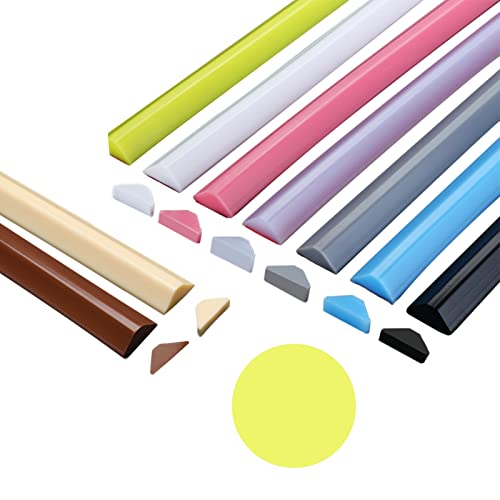 Water Barrier For Sink,Collapsible Shower Water Dam,Water Dam Strip For Countertop,Silicone water retaining strip,Shower Threshold Water Stopper (1.2 M,Yellow)