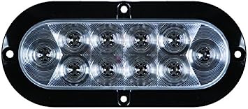 Optronics BUL78CBP Clear 6 Oval LED Utility Light for Surface Mount