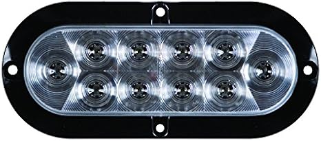 Optronics BUL78CBP Clear 6 Oval LED Utility Light for Surface Mount
