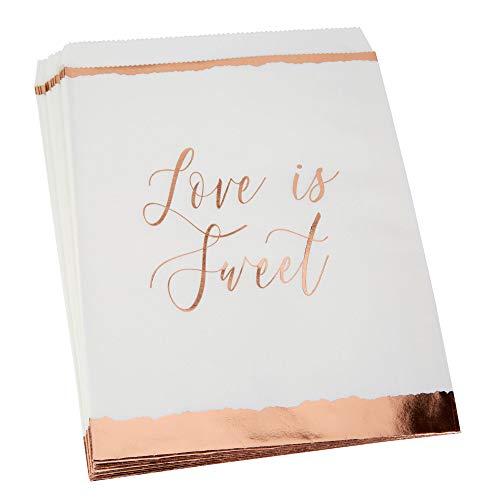 Neviti- Bolsas Sweetie, Color blanco/oro rosa, Small (776599)