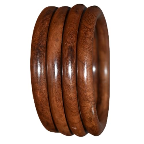 Image of Handmade Natural Wooden Bangles, Stylish Designs,Artisan Premium Quality for Women | Natural Wood Bangles Christmas Gift Jewelry for Her | Eco-Friendly Artisan Crafted Gift