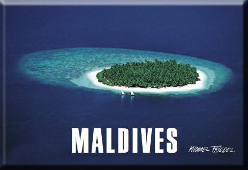 Michael Friedel 3 ice box/refrigerator/fridge magnets with Maldives photographs/different motifs (Set 2)
