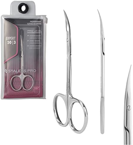STALEKS PRO Expert Nagelhautzange – 5 Mm Halbe Backe, Aus Edelstahl, Manuell Geschärft