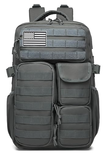 Wotony Tactical Military Backpack 25L Waterproof Dark Gray