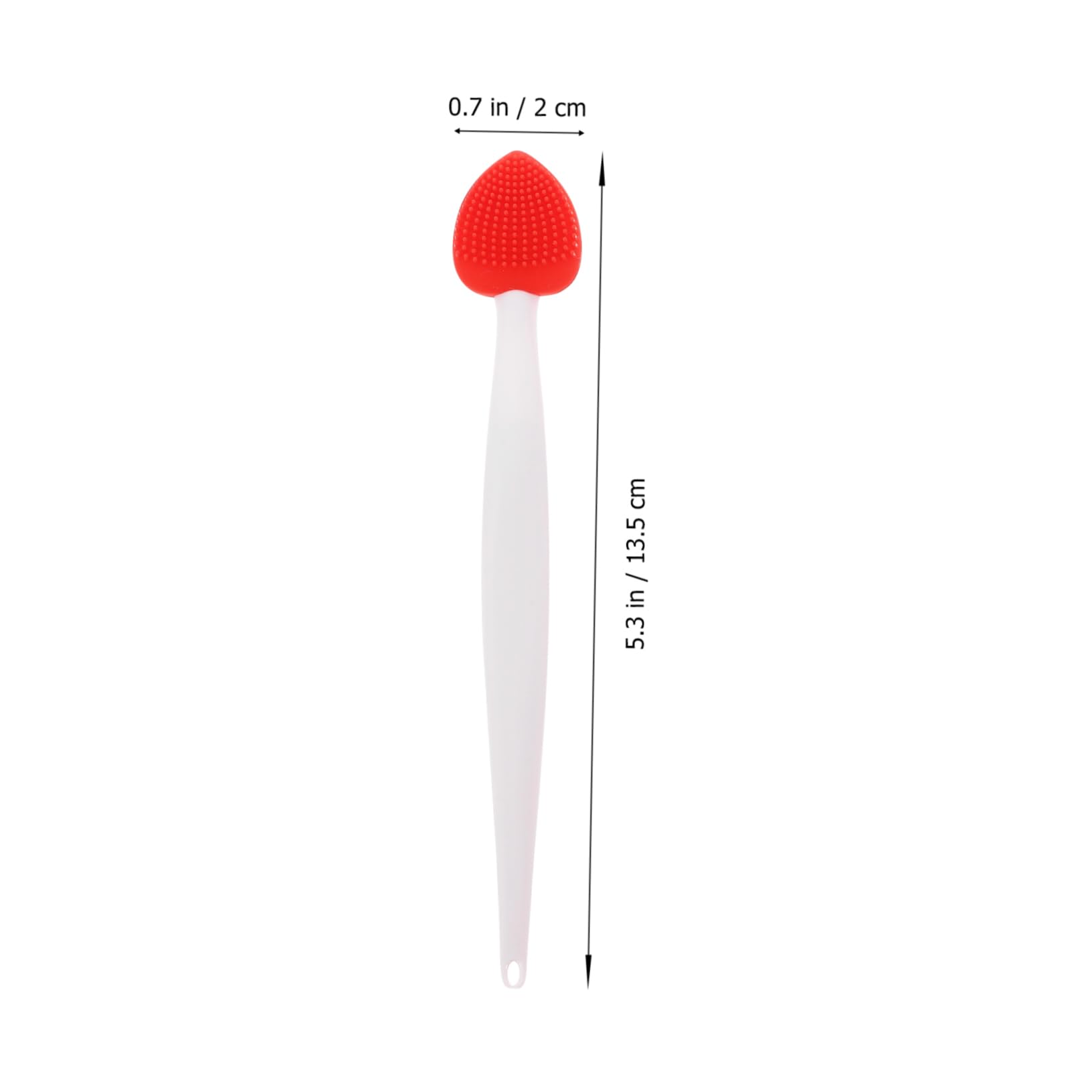 WRITWAA 6pc Set Lip Scrub Brush Set Silicone Nose Scrubber Exfoliating Face Brush for Deep Clean