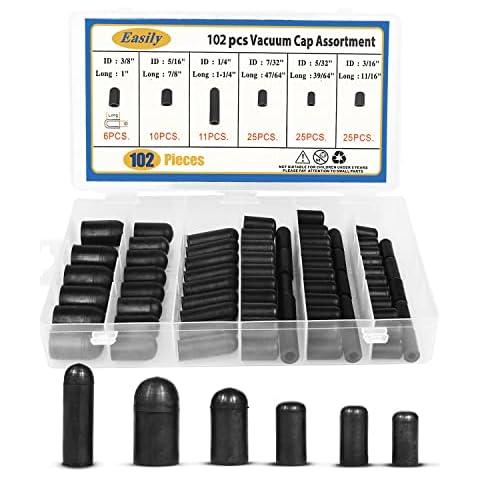 102 PCS Rubber Vacuum Caps Plug Kit for Automotive Cover