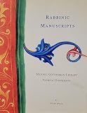 Rabbinic Manuscripts: Mendel Gottesman Library, Yeshiva University