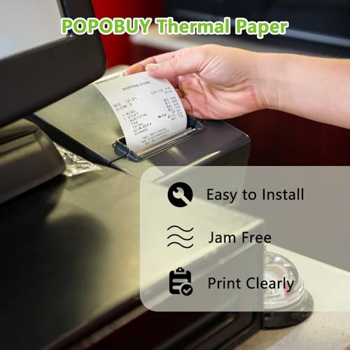 POPOBUY 4 Roll 4'' x 96' (1/2