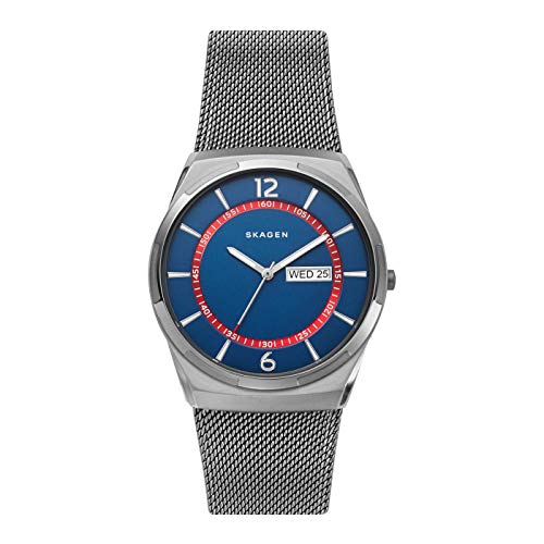 Preisvergleich Produktbild SKAGEN Herren Analog Quarz Uhr mit Edelstahl Armband SKW6503