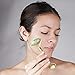 Kitsch Jade Roller for Face, Genuine Semi-Precious Gemstone Face Roller for Eyes, Neck and Body, Jade Facial Massager, Natural Stone, Crystal Facial Roller (Jade)