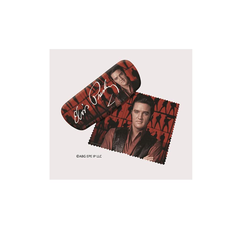 Elvis Red Eyeglass Case