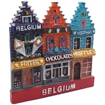 Belgium 3D Fridge Magnet Travel Souvenir Gift Collection,Home & Kitchen Decoration Magnetic Sticker Belgium Refrigerator Magnet