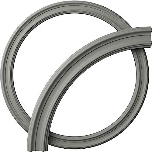 Ekena Millwork CR23CL Claremont Ceiling Ring (1/4 of complete circle), 24"OD x 20"ID x 2"W x 7/8"P