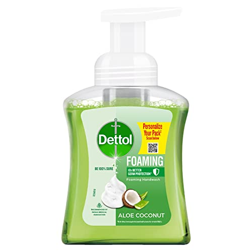 Image of Dettol Foaming Handwash Pump - Aloe Coconut, 250ml | Rich Foam | Moisturizing Hand Wash | Soft on Hands