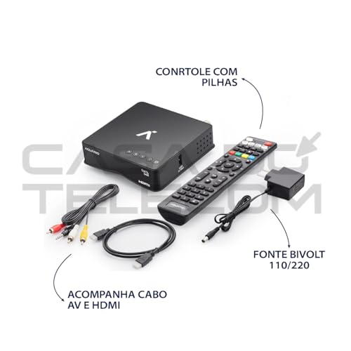KIT RECEPTOR DIGITAL AQUARIO + LNBF DUPLO