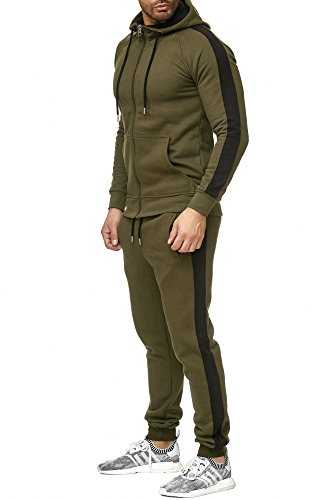 Preisvergleich Produktbild Tazzio Herren Trainingsanzug 18208 Khaki XXL