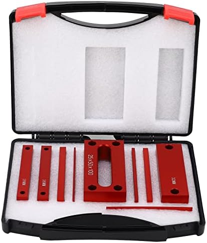 Zhed Setup Blocks Height Set, 9pcs Precision Aluminum Alloy Setup Bars for Router and Table Saw Accessories Woodworking Set Up, Gift Choice for Carpenter, Construction, DIY