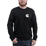 Cummins Men's Long Sleeve T Shirt, Black, XL