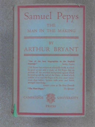 Samuel Pepys: The Man in the Making [German] B000XXN1KA Book Cover