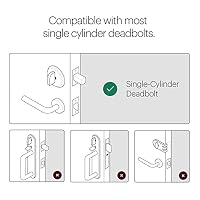 August Home Matte Black Wi-Fi Smart Lock and Smart Keypad, Keyless Door Lock for Front Entry Door, Great for Guests and Vacation Rentals, AUG-SL05-KY1-G05 — image 7