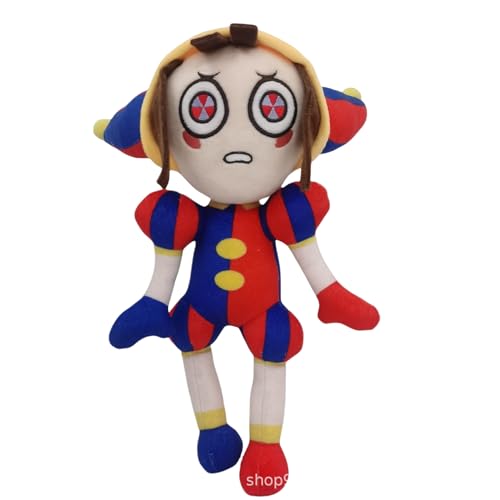 Hannahcos The Amazing Digital Circus Plush,Cute Jax Pomni Kinger Zooble Bubbles Caine Stuffed Plushie Christmas Birthday Gifts