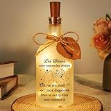 Cadeau Lumière pour Une Amie：Avec ses 17,6 cm de haut, elle diffuse une douce lumière chaude et réconfortante, parfaite pour créer une ambiance sereine sur sa table de chevet, son buffet ou dans son salon.