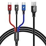 multi ladegerät test 【Nylon geflochtenes】 Das Kabel ist mit Nylon umgeflochten.Fest und haltbarer, Es hielt im Test 6000+ Biegungen stand. Haben Sie keine Sorge.