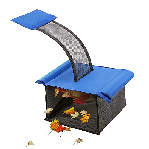 Weewooday Swimming Pool Net Leaf Liberate Hands Skimmer with Animal Saving Escape Ramp, Heavy Duty Pool Leaf Fine Mesh Cleaning Net Skimmer, Rescue Pool Critter Saver Floating Ramp Accessories