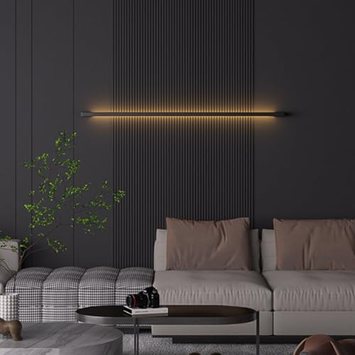 Luz de pared interior anti deslumbramiento con diseño minimalista de silicona
