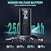 Tire Inflator Portable Air Compressor, 150PSI & 25000mAh Portable Air Compressor with Digital Pressure Gauge, 2X Faster Inflation Cordless Air Pump for Car, Motorcycle, Bicycle and More