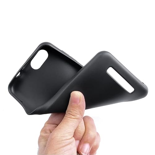 Fadream For Cloud Mobile Stratus C5/C5 Elite Case, Anti-Vibration And Anti-Fall Soft Tpu Protective Cover+360 ° Magnetic Rotating Bracket With Tempered Glass Screen Protector (Black) #TOP2