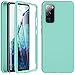 Produktbild Für Samsung Galaxy S20 FE Hülle,Handyhülle Samsung S20 FE,Stoßfest Case 360 Grad Rundumschutz Schutzhülle Liquid Silikon Hülle TPU Robust Bumper Outdoor Cover Mit Eingebautem Displayschutz,Hellgrün