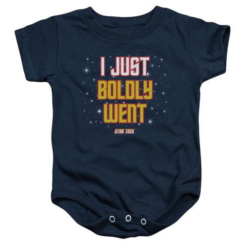 Image of Popfunk Star Trek I Just Boldly Went Infant Baby Boys & Girls Onesie Snapsuit