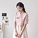 MINHANBOK 75 Bella Women's Modernized Korean Cheollik Dress Fusion Waist Skirt Everyday Hanbok (Extra Large) Pink