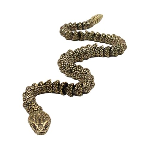 Shtwx S073 16 Inch Brass Snake Statue Sculpture Frgurine Gift thumb #1