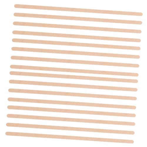 HOMOCONO 150pcs Wooden Coffee Stirrers Reusable Stirrers for Coffee Cocktails 14cm Long Handle Bar Supplies