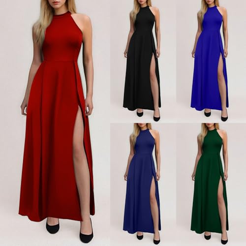 Robe de soirée longue dos nu idéale pour vos galas d'été - 2