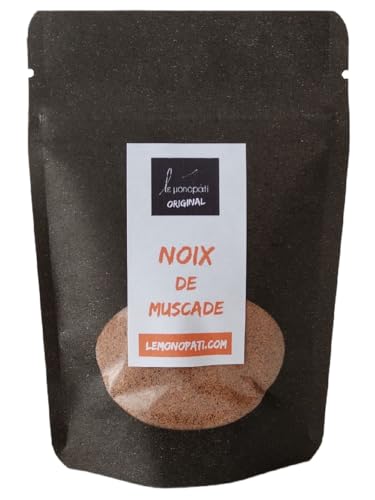 Noix de Muscade en poudre Le Monopati Original 15g | Origine Madagascar | Épice 100% Naturelle pour Cuisine, Desserts, Boissons & Bien-être