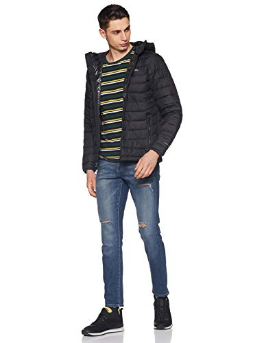 Columbia Powder Lite, Veste à Capuche Homme, Noir (Black), Taille M